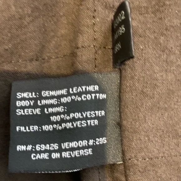 Black Rivet Brown Leather Jacket - Picture 5 of 8